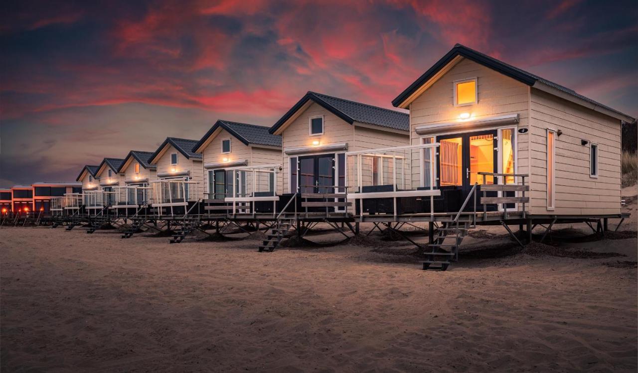 Strandbungalows Vrouwenpolder Exteriér fotografie