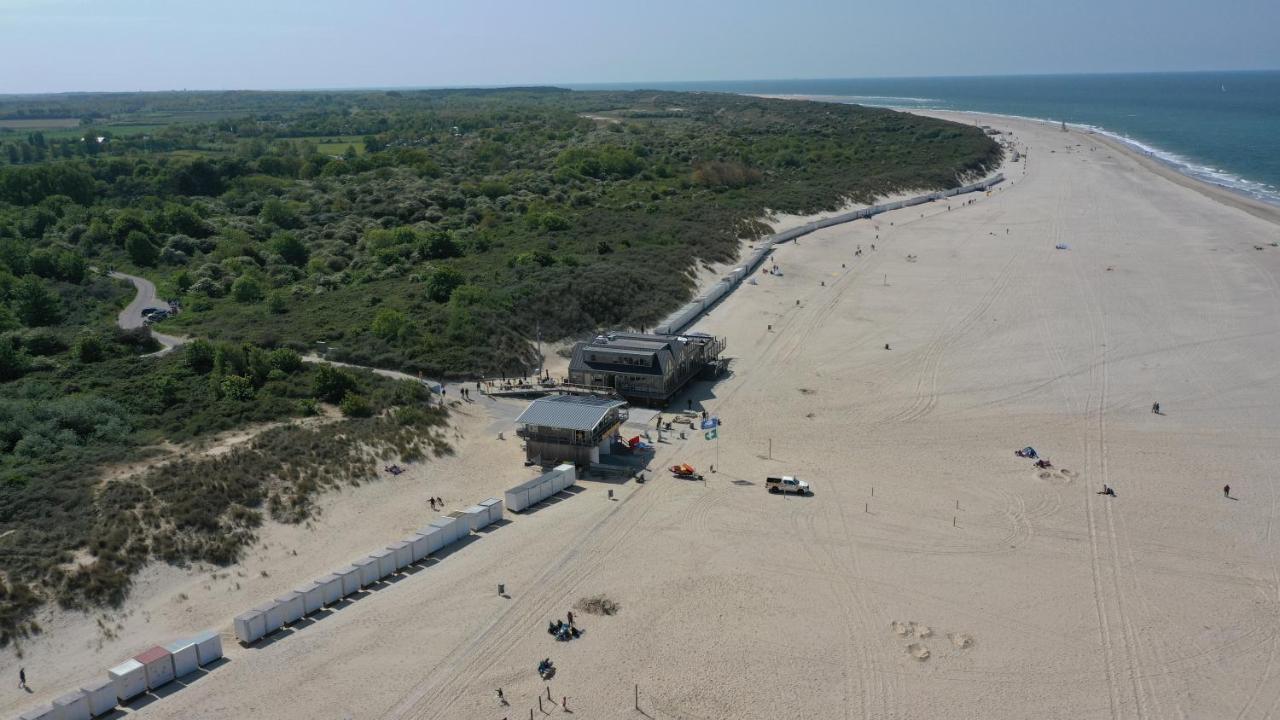 Strandbungalows Vrouwenpolder Exteriér fotografie