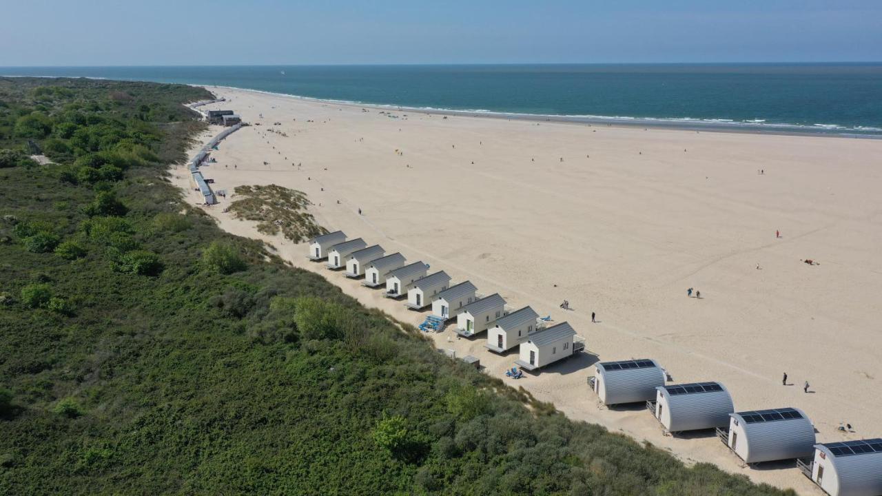 Strandbungalows Vrouwenpolder Exteriér fotografie