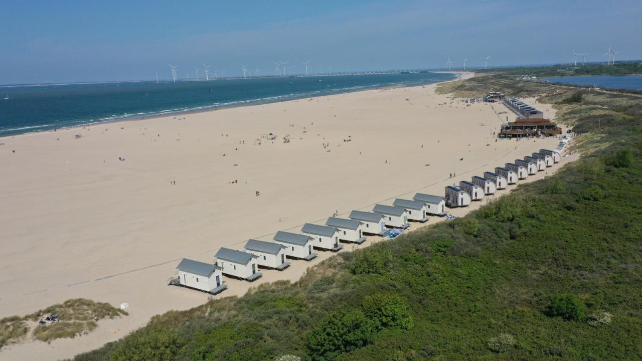 Strandbungalows Vrouwenpolder Exteriér fotografie